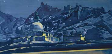 N. Roerich. Christ and Buddha’s roads juncture. 1925