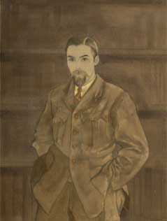 S. Roerich. Portrait of Y. Roerich (Uncompleted) . 1930s.
