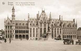 Photograph of the Cathedral of the Holy Blood in Bruges