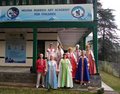 Volunteers from the International Centre of the Roerichs, Moscow Meet the Students of the Helena Roerich Academy of Arts for Children, IRMT, Naggar