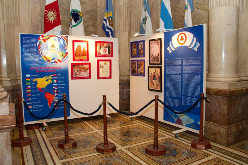 The ICR exhibition “The Roerich Pact. The History and Modernity” in the National Senate of Argentina in Buenos Aires