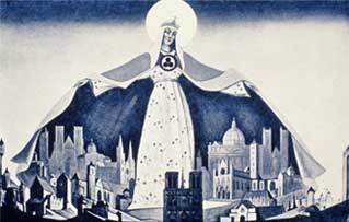 N. Roerich. Madonna - Protector. 1933